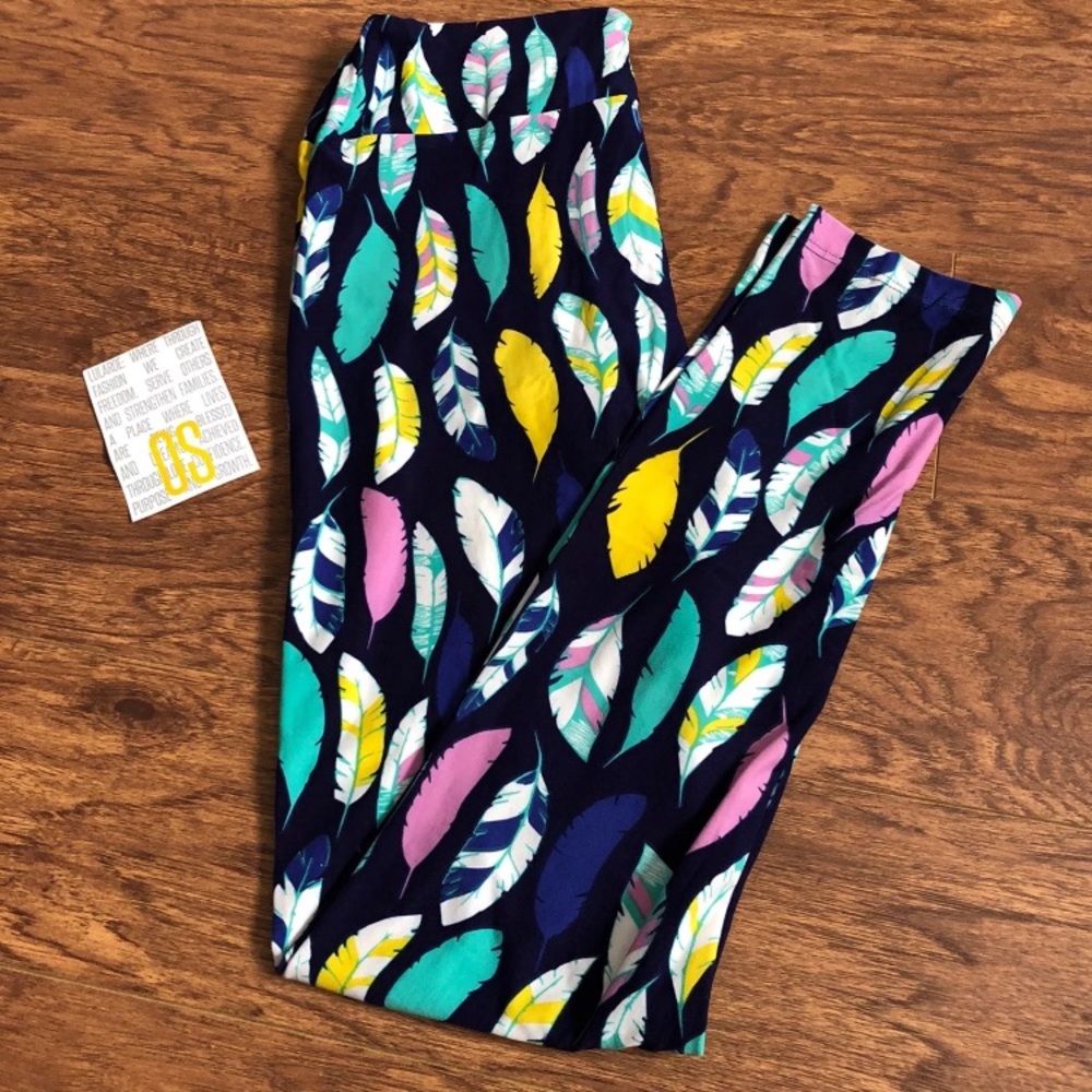Lularoe OS Feather Leggings